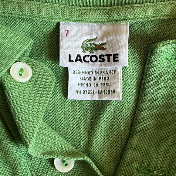 Lacoste Classic Green Polo for Men - Picture 5 of 8